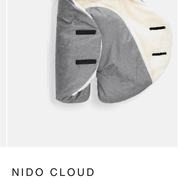 7AM Enfant Fleece-lined Nido Cloud Car Seat Wrap Blanket in Small - Picture 6 of 9